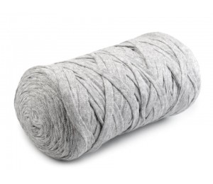 Textilstrickgarn 250g taubengrau melange 125m